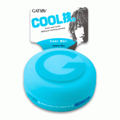 Gatsby Moving Rubber Cool Wet (Blue) Hair Wax 80g