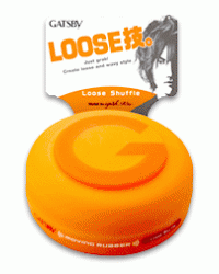 Gatsby Moving Rubber Loose Shuffle (Orange) Hair Wax 80g