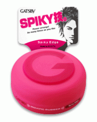 Gatsby Moving Rubber Spiky Edge (Pink) Hair Wax 80g