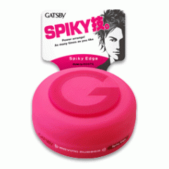 Gatsby Moving Rubber Spiky Edge (Pink) Hair Wax 80g